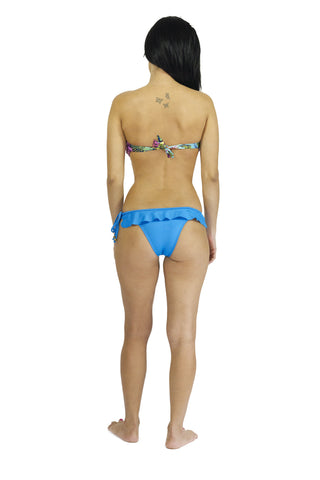 Blue Lagoon Ruffle Side-Tie Bottom (more colors)