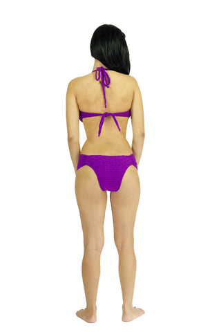 Acai Berry Bikini Set  (black and purple)